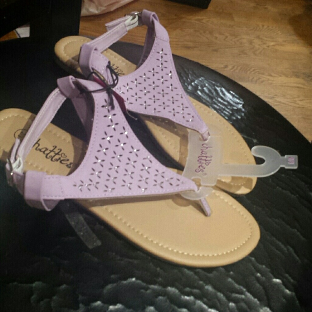 Chatter kids purple sandals